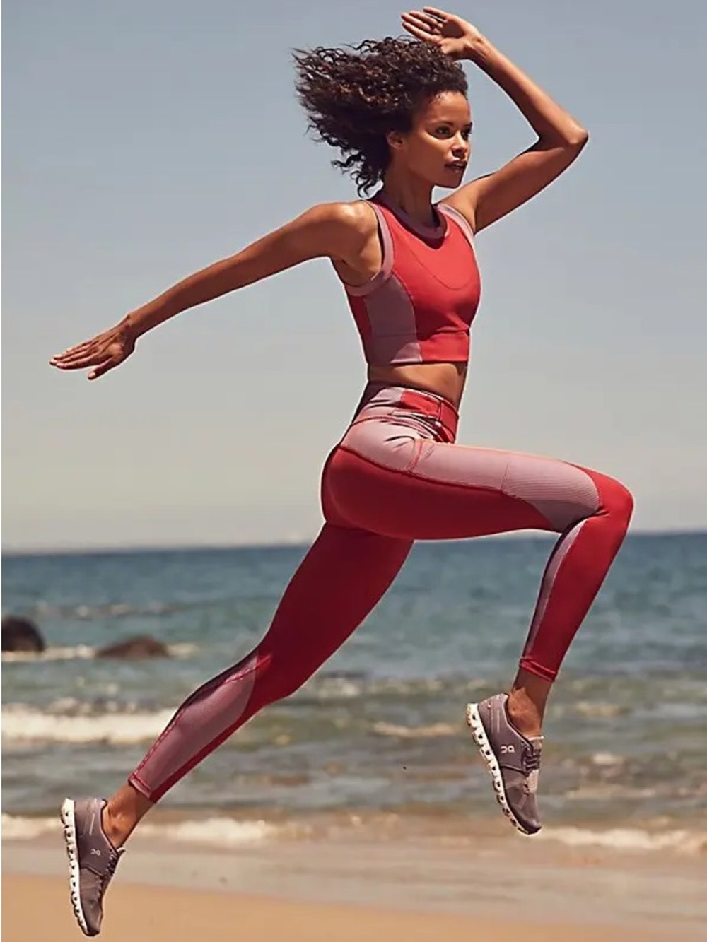 Free People Movement Hardio Cardio Red Leggings